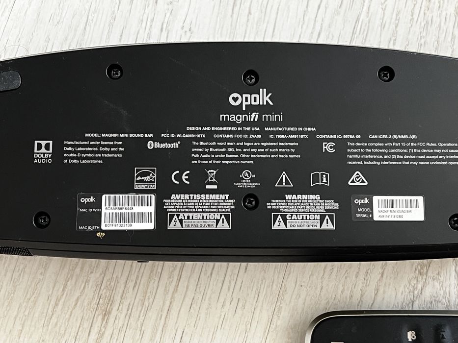 Sistem 2.1, Polk ManiFi Mini, Bluetooth, WiFi ,