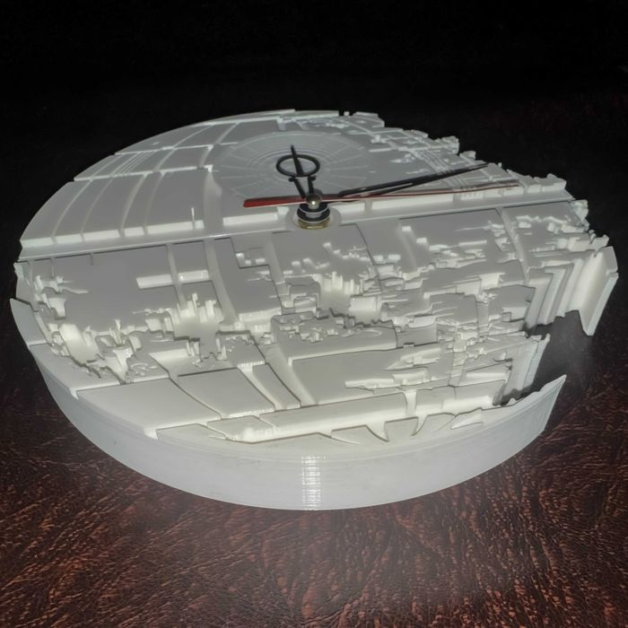 Ceas de perete „Death Star” - Star Wars (printat 3d)