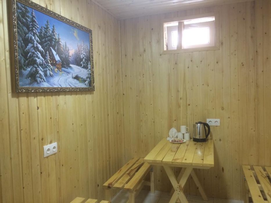 Баня на дровах семейная