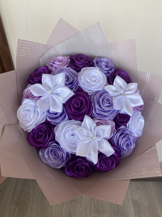 Buchet din satin