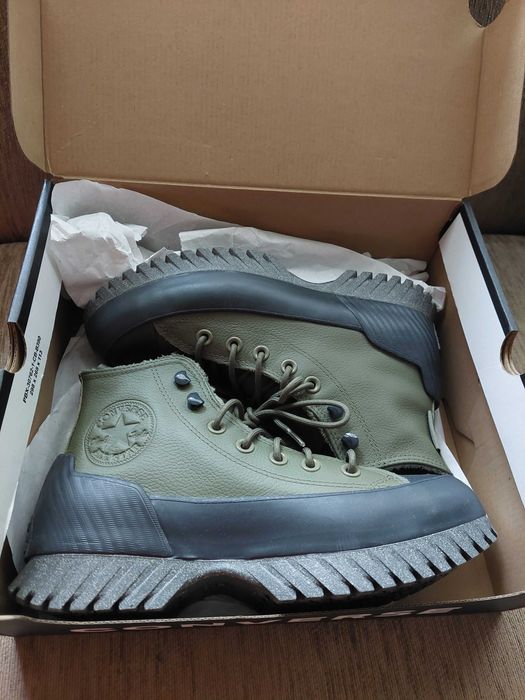 Кожени кецове Converse Lugged 2