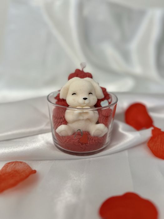 Персонализирани свещи от соев восък/Подарък за Свети Валентин