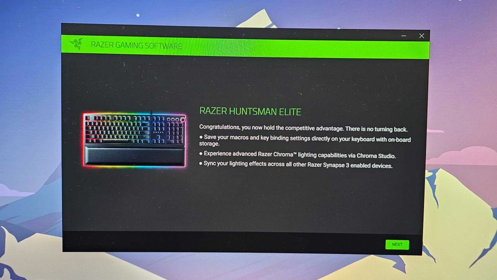 Tastatura gaming mecanica Razer Elite RGB, switch optic clicky