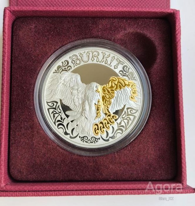 Монета серебро 925 проба, Беркут