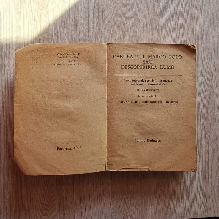 Cartea lui MARCO POLO sau Descoperirea Lumii - textele lui Marco Polo