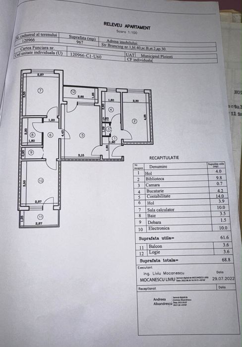 Apartament 4 camere de vânzare – Ploiești, Malu Roșu | 70 mp | Etaj 2 | Recent renovat