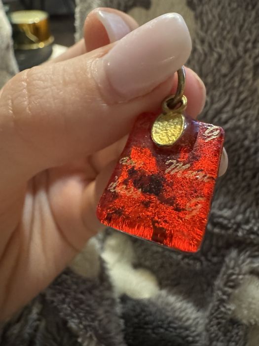 Висулка от мурано стъкло murano glass ръчна изработка