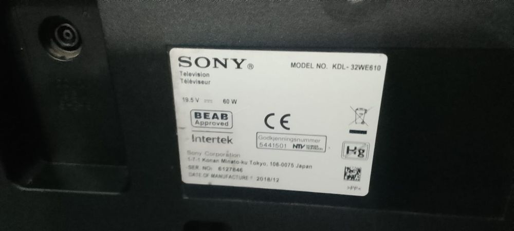 Led sony 80cm(32inchi)