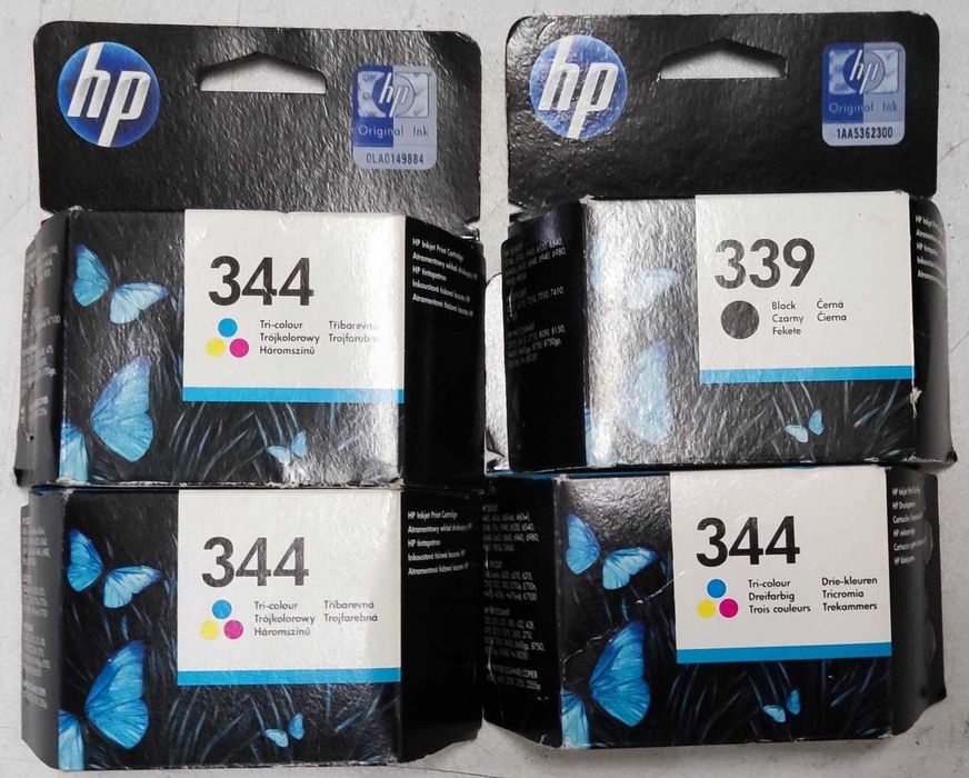 Cartuse cerneala originale sigilate HP 339 si HP 344