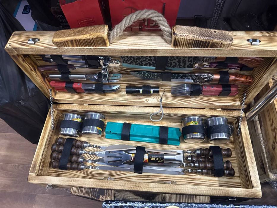 Шашлычный набор для мужчины подарок.