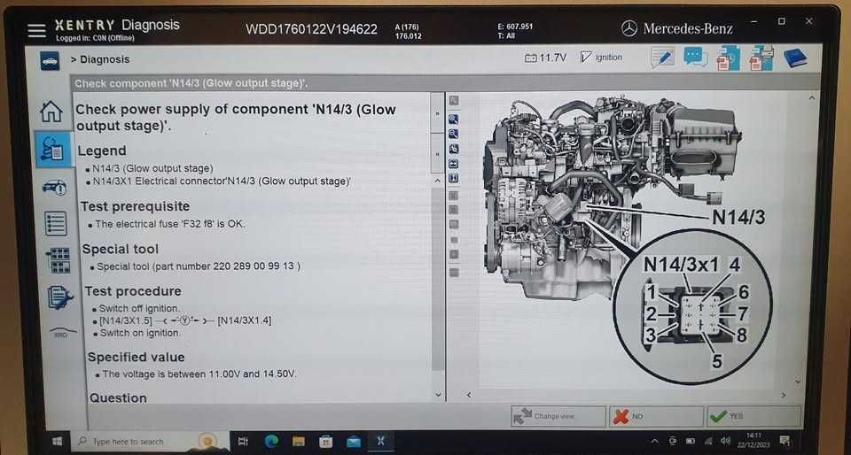 Laptop diagnoza auto Xentry Mercedes + Odis vag+ Ista Bmw