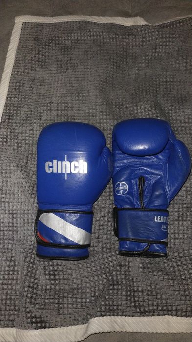 Перчатки клинч синие