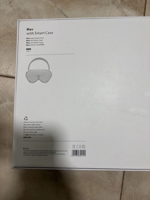 Vand Airpods Max Blak