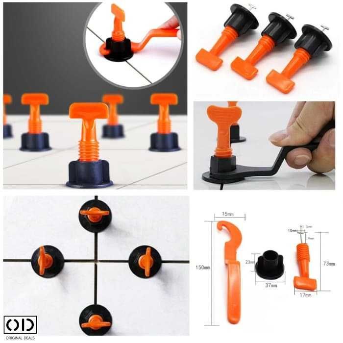 Distantiere autonivelare filet gresie faianta reutilizabile 26 buc Noi