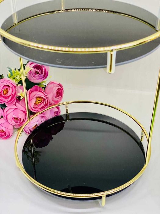 Органайзер черный для косметики.