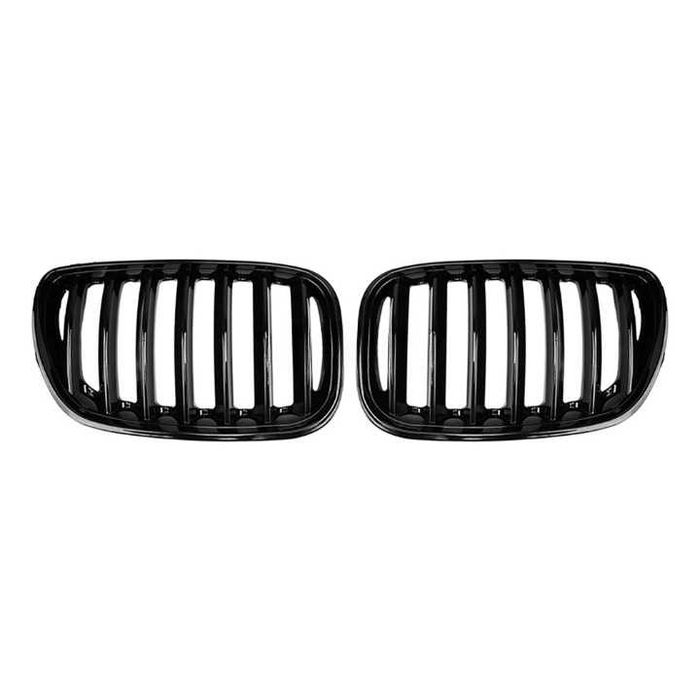 Grile Sport Nari Simple BMW X5 E53 Facelift, 2004-2006, Negru Lucios
