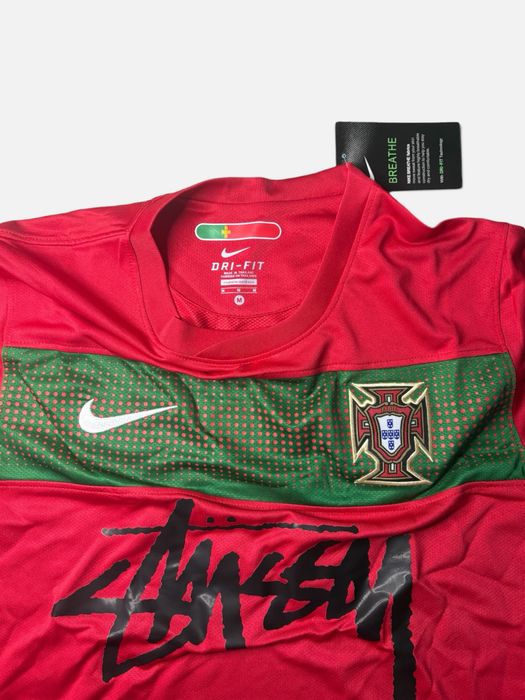 Tricou Nike Portugalia roșu cu verde – Stüssy, mărimea M