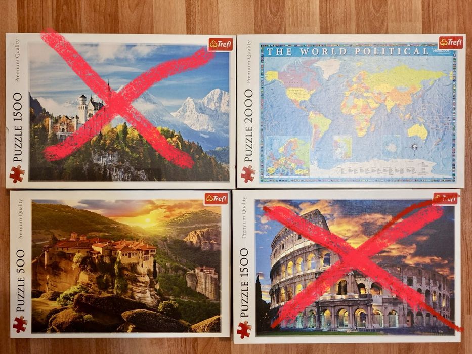 Puzzle 500, 1500, 2000 piese