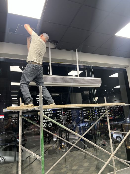 Завеса тепловая + Грамотная установка любой сложности