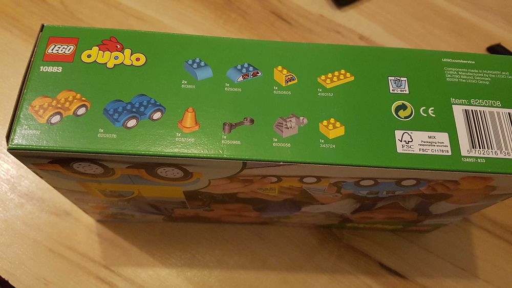 Set lego duplo camion de tractare nou-nout, la cutie