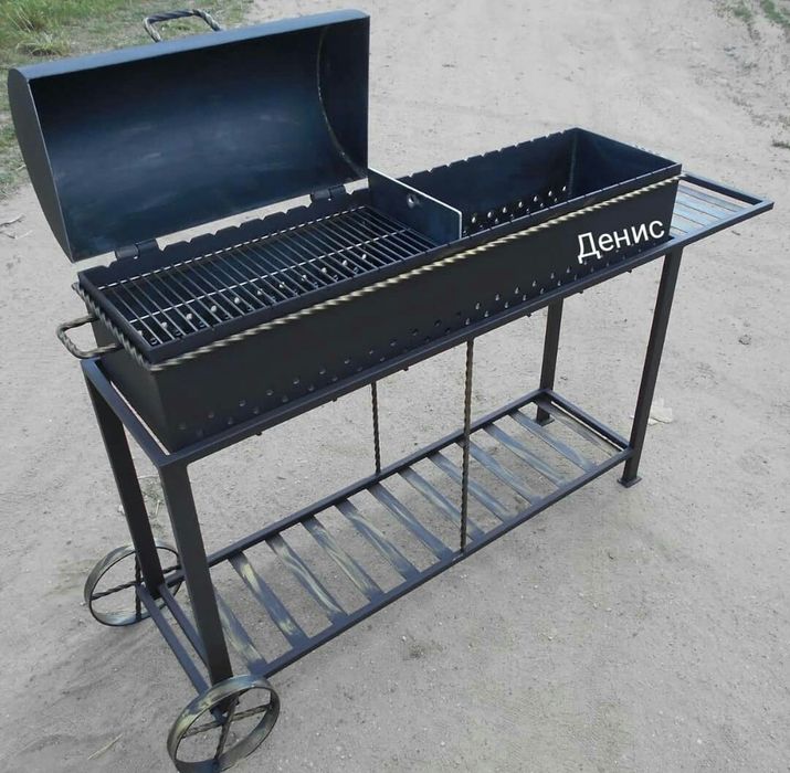 Мангал барбекю bbq шашлычницу смокер гриль очаг казан под камин