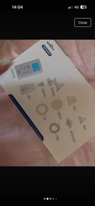 Pompă de sân Spectra 9 Plus, completă, stare foarte bună
