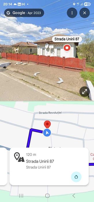 Casă în Bistreț, Str. Unirii – teren 1540 mp