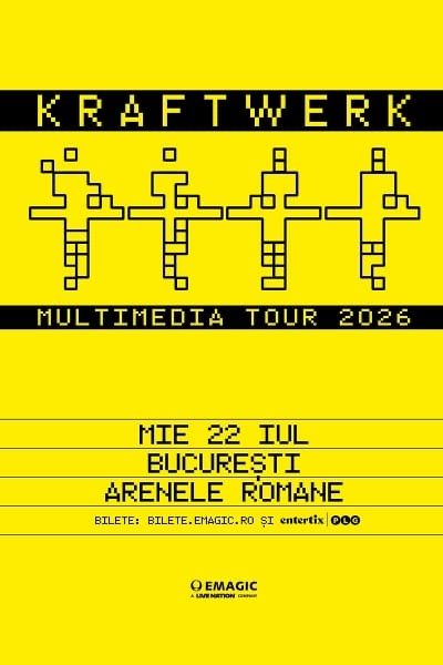 Concert Kraftwerk 22 Iulie Bucuresti