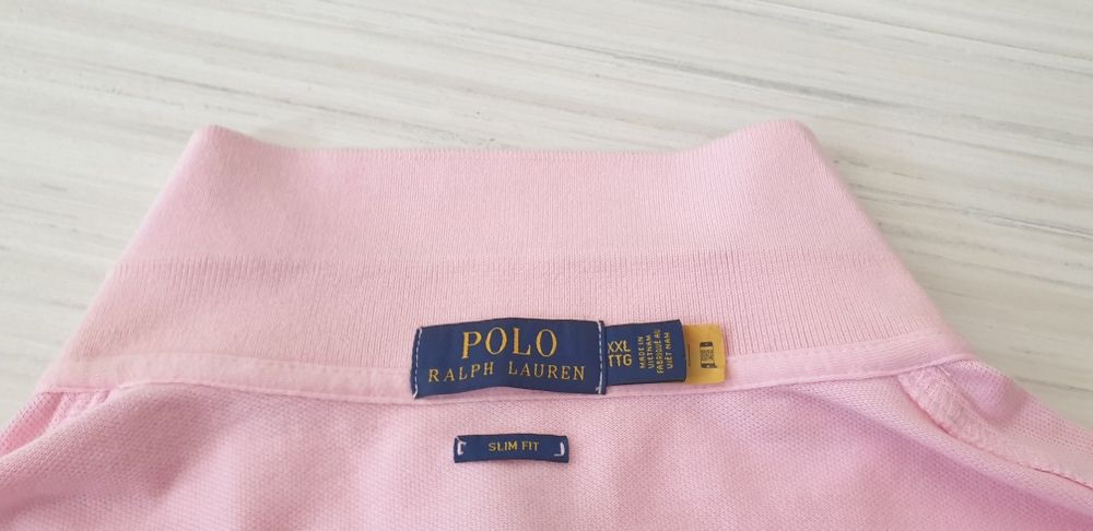 POLO Ralph Lauren Pique Cotton Slim Fit / 2XL НОВО ОРИГИНАЛ Мъ Тениска