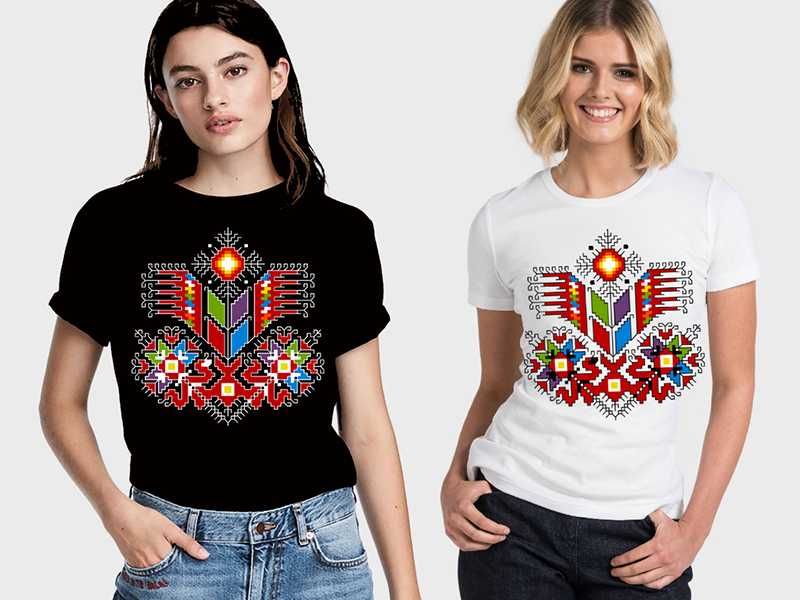 Тениски с шевици принт. Модели и размери