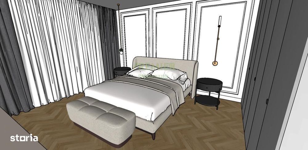 Apartament 3 camere 83 mp balcon generos 1 parcari zona linistita