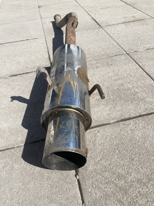 Глушитель, банка выхлопа