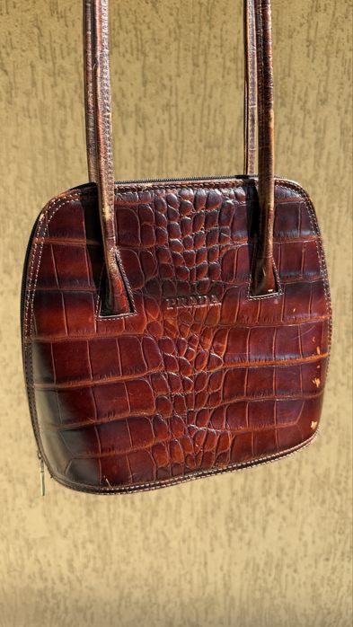 Prada vintage brown-red handbag