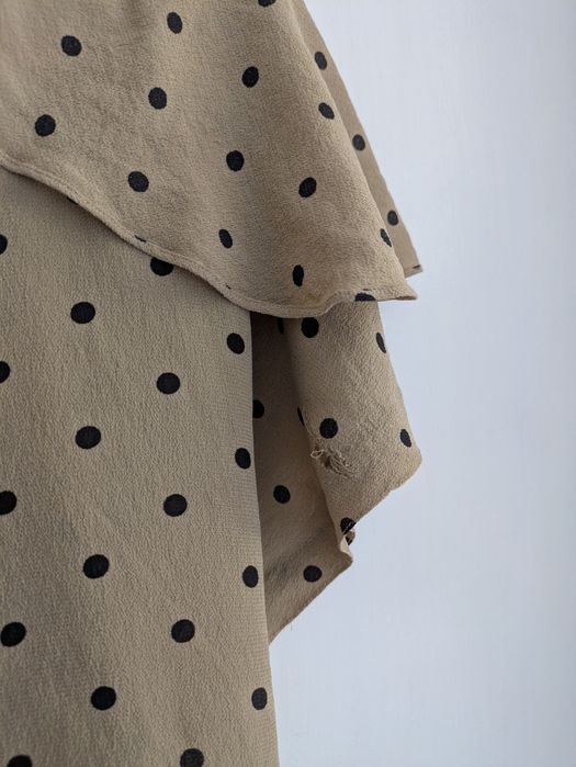 Копринена блуза на точки Max Mara