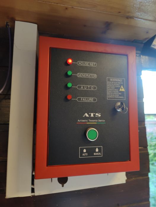 ATS monofazat automatizare generator 230V – pornire automată / transfer rețea