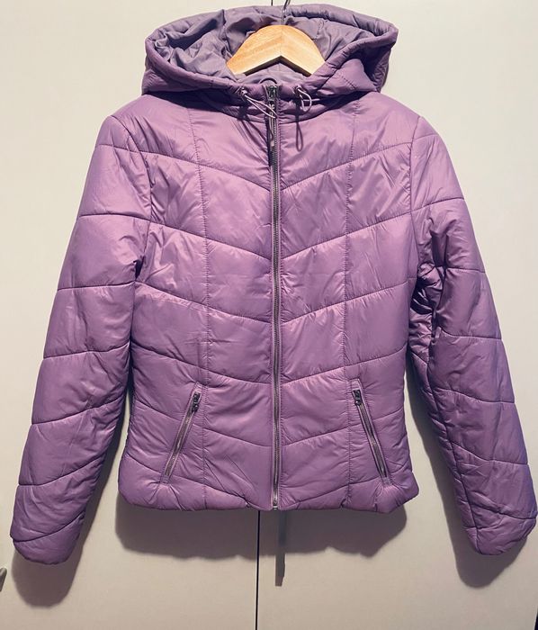 Geaca bershka mov pastel