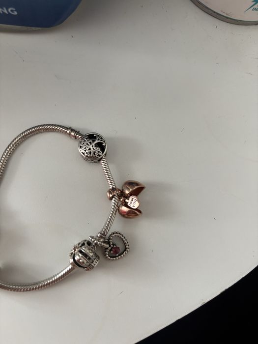 Оригинална гривна Pandora Rose с 6 чарма – комплект или на бройка