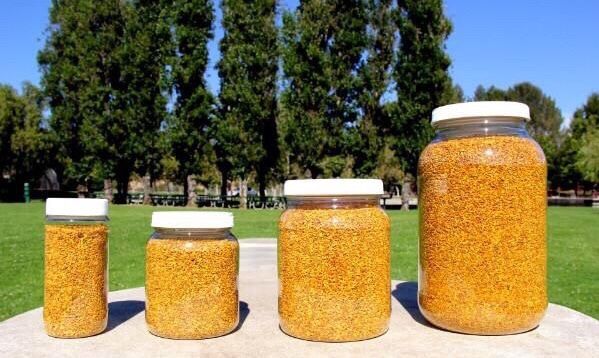 Натурален пчелен мед и цветен прашец