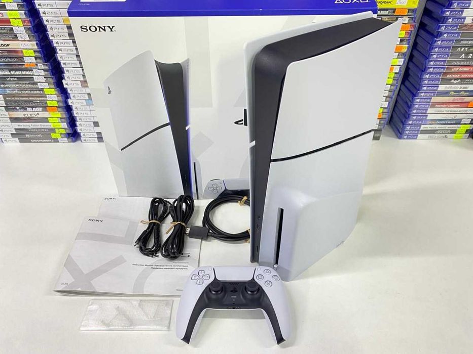 Новая PlayStation 5 Slim Матовая 1Tb SSD Около 50 Игр Fifa 25 Ufc и др