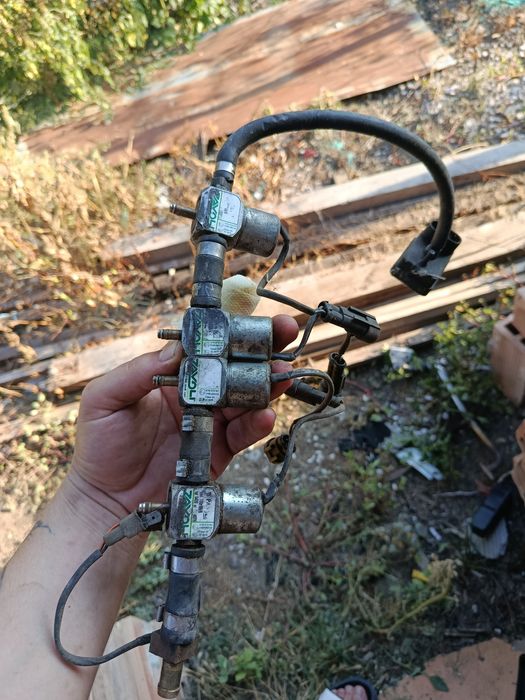 Газова бутилка свалена от БМВ 318İ 118kc