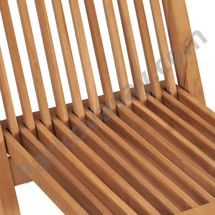 Сгъваеми градински столове тиково дърво масив