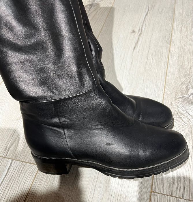 Сапоги кожа, мех 36 размер маломерка