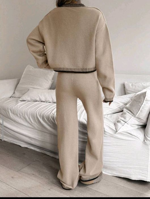 Дамски плетен комплект - размер S