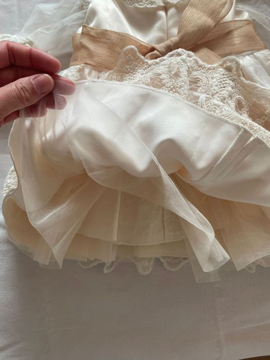 Рокля с обувки, палтенце и шапка