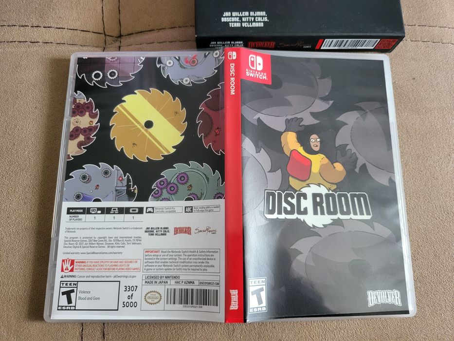 Disc Room Nintendo Switch Special Reserve Games Limited Edition