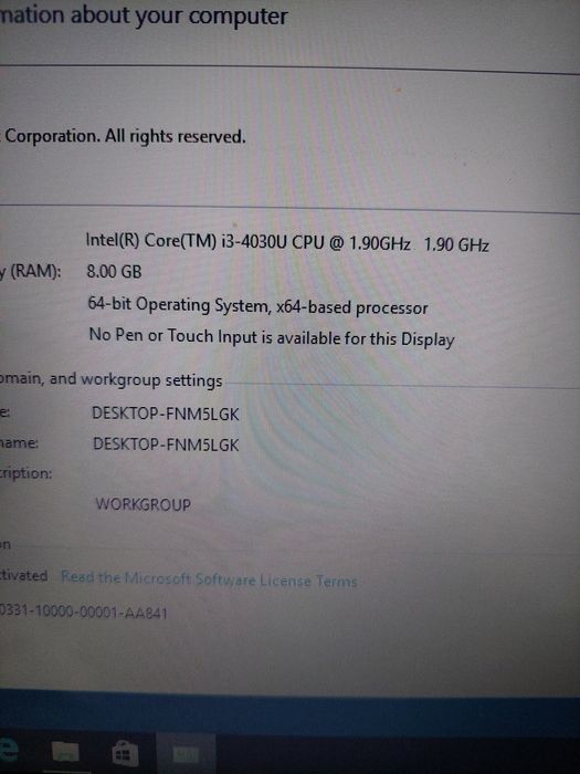 Laptop Lenovo G50-80