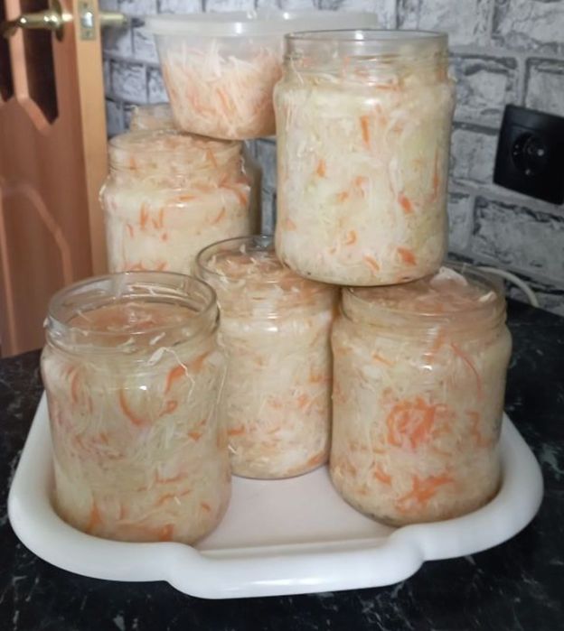 Капуста квашеная и огонёк