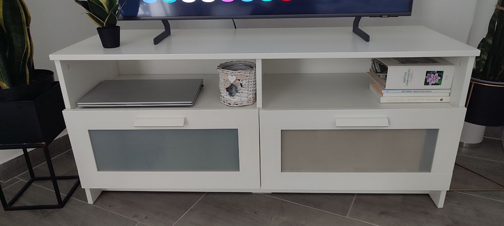 Comodă TV culoare alb,lungime 120 cm
