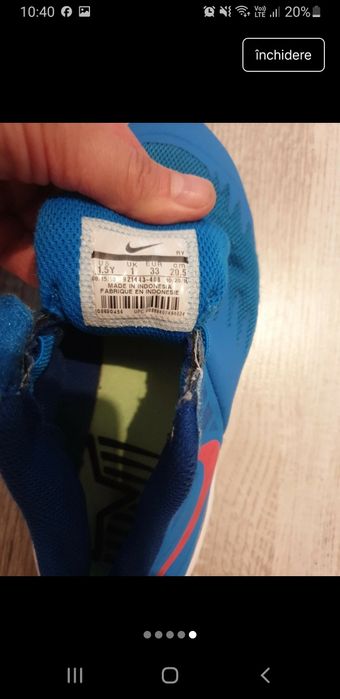 Lot Nike,baiat, pulover+adidasi Adidas Run,mar 33,5