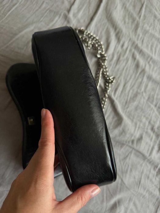 Дамска чанта JW PEI Tina Quilted Chain Crossbody – черна